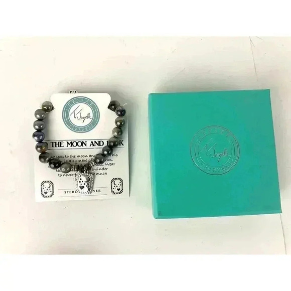 T Jazelle Bracelet To The Moon & Back Sterling Silver TJ 925 With Box - Picture 2 of 12